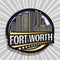 Vector logo for Fort Worth