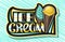 Vector logo for Ice Cream