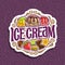 Vector logo for Ice Cream