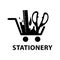 Vector logo, icon for a stationery store
