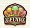 Vector logo for Italian Gelato