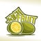 Vector logo Jackfruit Fruit