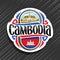 Vector logo for Kingdom of Cambodia