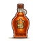 Vector logo Maple Syrup Bottle