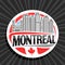 Vector logo for Montreal