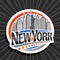 Vector logo for New York City