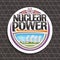 Vector logo for Nuclear Power