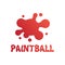 Vector logo for paintball and airsoft game