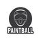 Vector logo for paintball and airsoft game