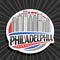 Vector logo for Philadelphia