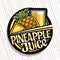 Vector logo for Pineapple Juice