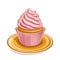 Vector logo for Pink Cupcake