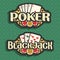 Vector logo Poker and Black Jack