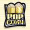 Vector logo for Pop Corn