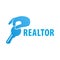 Vector logo for realtor, real estate sales