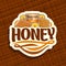 Vector logo for rustic Honey