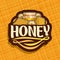 Vector logo for rustic Honey