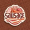 Vector logo for Sausage