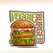 Vector logo for Veggie Burger