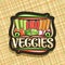 Vector logo for Veggies