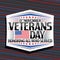 Vector logo for Veterans Day