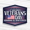 Vector logo for Veterans Day