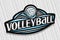 Vector logo for Volleyball