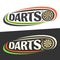 Vector logos for Darts game