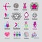 Vector logos fashion accessories and clothing