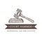 Vector logotype for law firm, attorney or lawyer