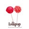 Vector lollipop icon.