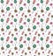 Vector lollipops seamless pattern. Cartoon doodle sweet candy ba