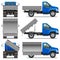 Vector Lorry Icons Set 4