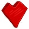 Vector Love Symbol - Cartoon Red Heart Illustation