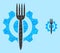 Vector Lowpoly Food Hitech Icon