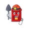 Vector mailbox with a the miner mascot