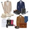 Vector Male Fashion Accessories Set 3