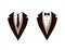 Vector Man Fashion, Tuxedo, Jackets, Weddind Suit with Bow Tie and Tie.