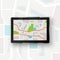 Vector map city,s earch location application, trasportation travel business