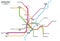 Vector map of the Munich metro, Subway, Germany