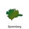 vector map of Spremberg modern outline, High detailed vector illustration vector Design Template, suitable for your company