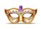 Vector mardi gras venetian mask brazil carnival