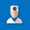 Vector medical icon doctor. Medic Illustration in a flat style