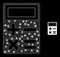 Vector Mesh Net Calculator with Illumitated Constellation Dots