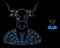 Vector Mesh Net Cow Boss with Magic Network Spots