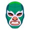 Vector Mexican Masked Wrestler Character