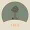 Vector Minimal Poster: Tree
