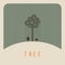 Vector Minimal Poster: Tree