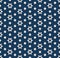 Vector minimalist floral seamless pattern. Deep blue and pink geometric texture