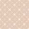 Vector minimalist floral seamless pattern. Subtle beige and white background